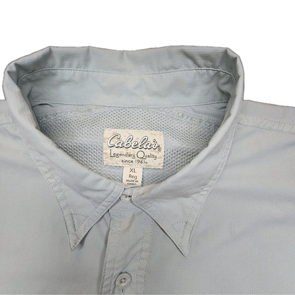 Cabela’s Men’s XL UPF 50 Fishing Shirt Long Sleeve Vented Outdoor Performance - Picture 3 of 13